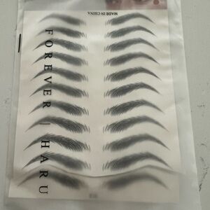 Black Brow Enhancer Temporary Tattoos